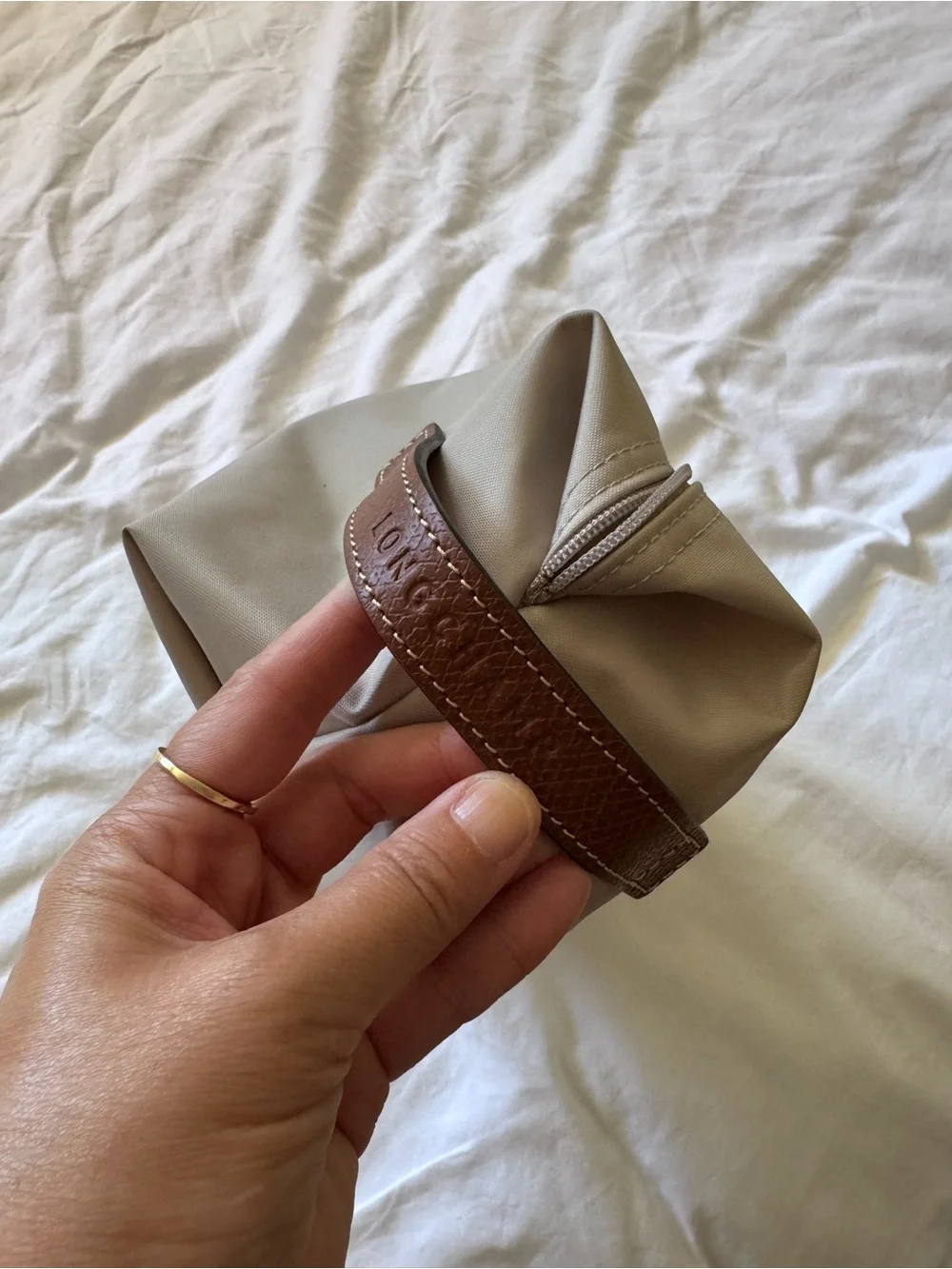 NWOT Longchamp Le Pliage Toiletry Bag